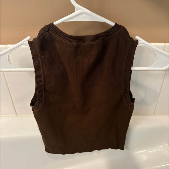 Zara Ribbed Crop Top - Picture 2 of 3